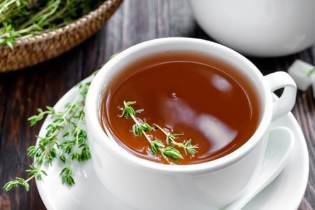 Tea made from thyme
